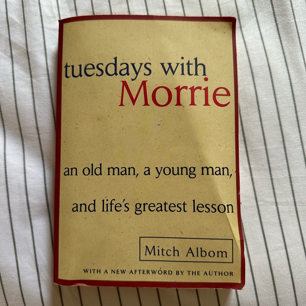 Tuesdays with morrie